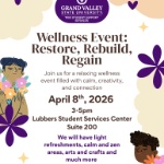 Wellness Event: Restore, Rebuild, Regain on April 8, 2026
